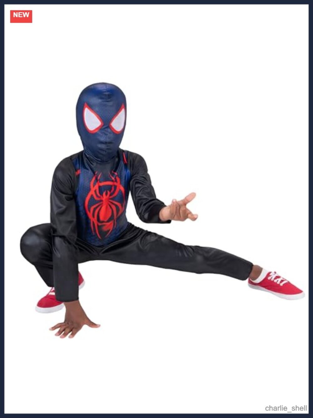 Miles Morales Youth Halloween Costume Jumpsuit & Mask